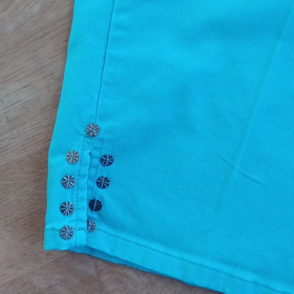 Ruby Rd Favorites Capris 2 Pair Orange , Aqua Women's Size 12 - Picture 5 of 8